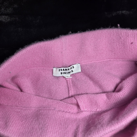 Frankie's Bikinis Soft Pink Flare Pants - Picture 3 of 6